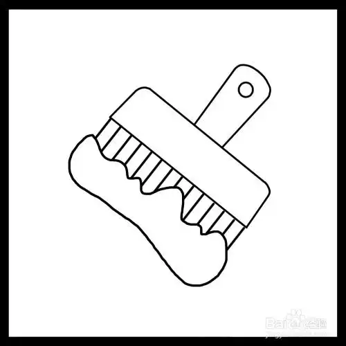 怎么画刷子简笔画(儿童简笔画)