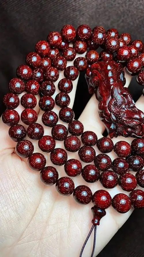 [招财貔貅]  印度小叶紫檀老料1.