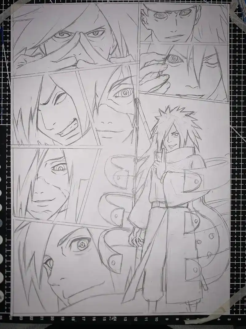 "你也想起舞吗"#火影忍者 #手绘 #宇智波斑 #斑爷 - 抖音