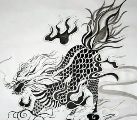 1,墨麒麟众所周知麒麟是龙与牛交合后产出的神兽,那么墨麒麟就是黑龙