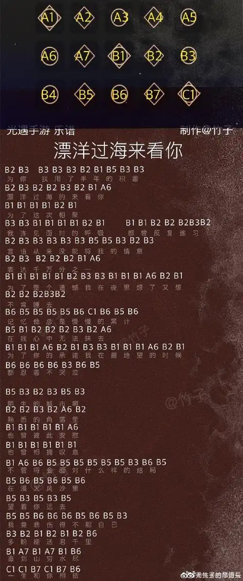 光遇手游,好听的乐谱分享,快收藏起来吧