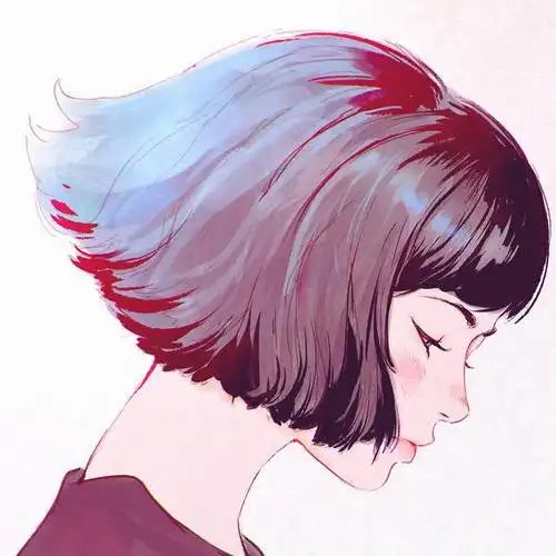 动漫艺术鉴赏女生人头像之短发的魅力