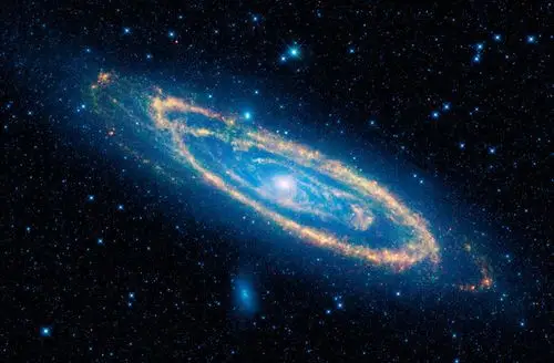 美妙至极 哈勃望远镜拍到罕见蓝色恒星(组图)