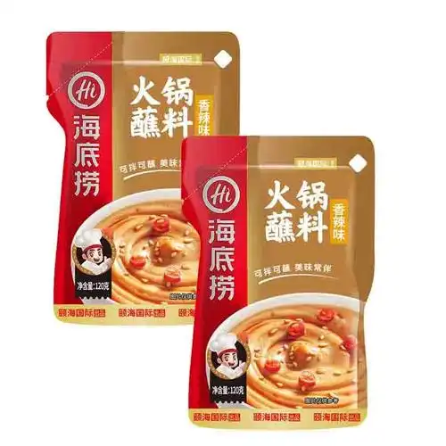 海底捞火锅蘸料香辣味火锅蘸料120g2袋装视频