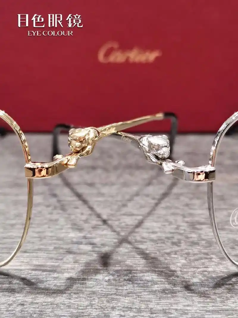 轻奢有度的斯文败类:卡地亚猎豹眼镜 - 抖音