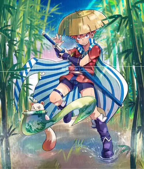 风来的西林|插画|游戏原画|爆浆鱿鱼_原创作品-站酷zcool