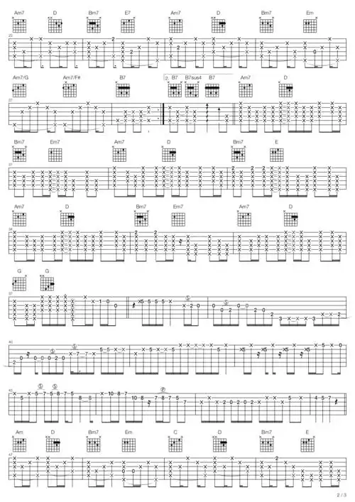 depapepedepapepe风向仪吉他谱