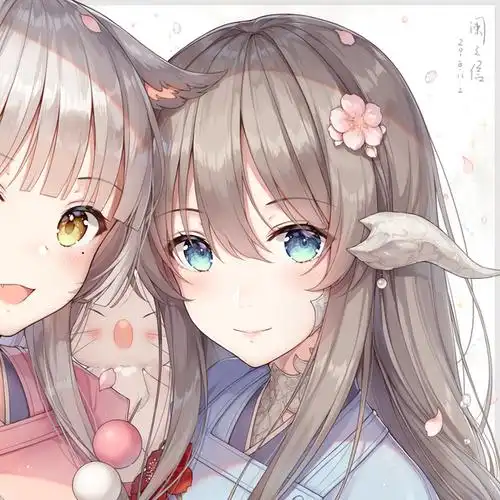 「可爱闺蜜头像」两姐妹,四姐妹,八姐妹