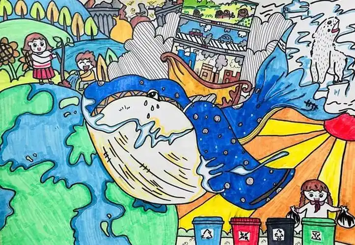 童心绘环保丨全市中小学生环保绘画大赛作品赏析(31)