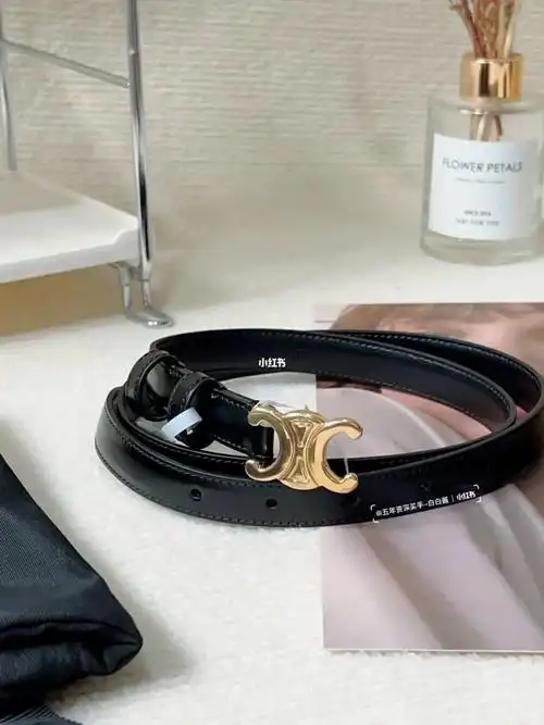 celine黑金凯旋门18cm皮带经典永流传