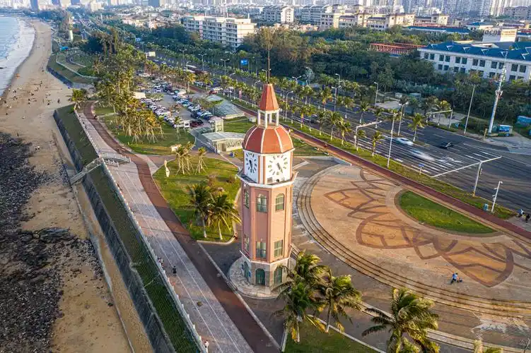 海南海口滨海大道观海台