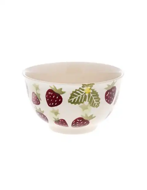 all homeware: peregrine pottery strawberry and cream rice bowl