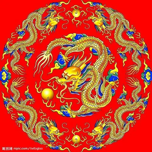 五龙戏珠图片