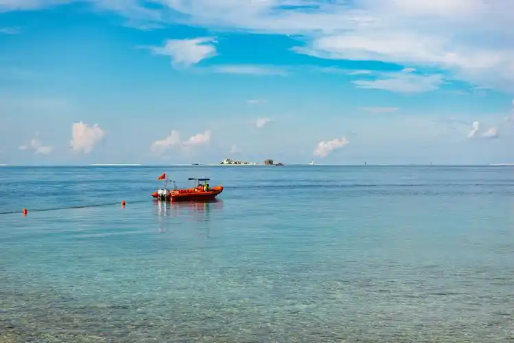 西沙群岛风光三沙市旅游全富岛鸭公岛银屿岛