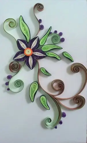 简单又漂亮的衍纸作品图片22张