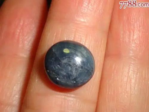 清代蓝宝石首饰镶嵌件圆形老碧玺支持鉴定