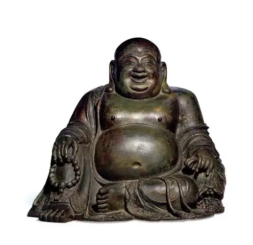 明宣德 大肚弥勒佛尺寸:高49cm 成交价:rmb 1,495,000