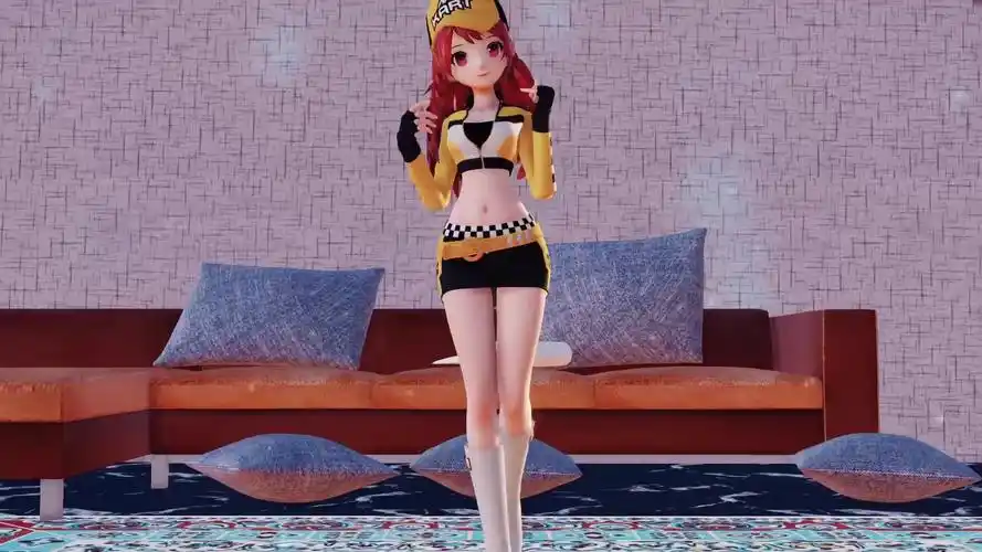 qq飞车小橘子独家魔鬼热舞,祝你上榜新年车神