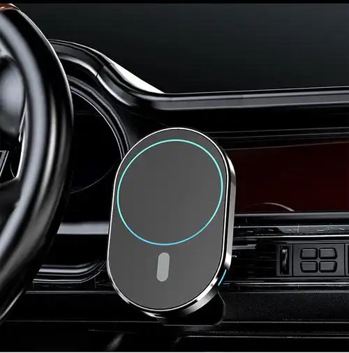 新款磁吸车载无线充电器 适用magsafe苹果12磁吸无线充 15w无线充