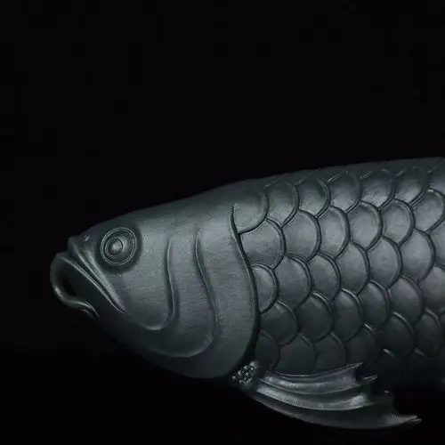 金龙鱼 张松甫作品-玉雕界