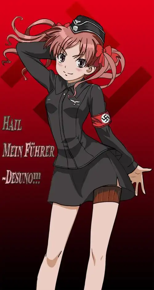 发些二次元纳粹军装的图片给大家看看