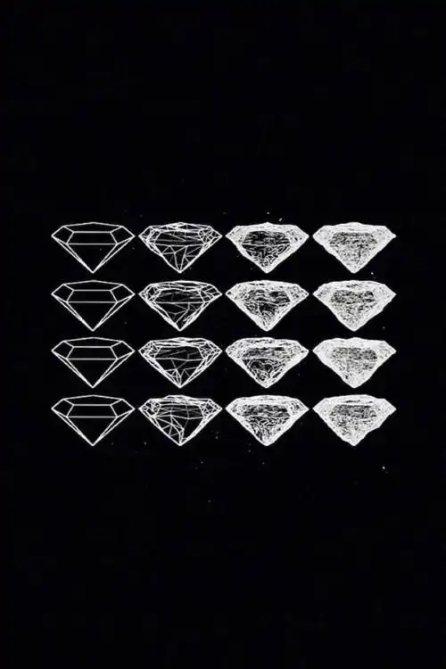 壁纸 黑白 钻石 渐变