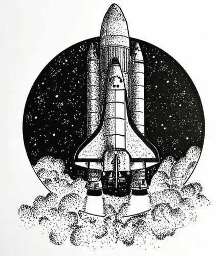 黑白插画作品|总有一张能让你静下心来临摹一张!