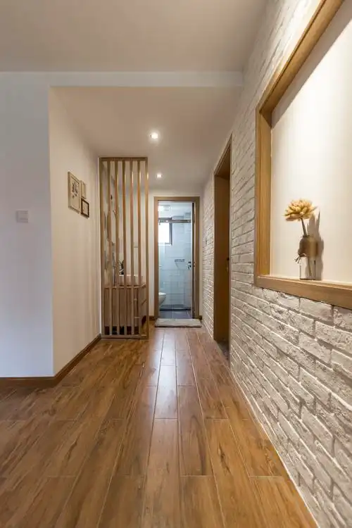 100平北欧二居玄关过道