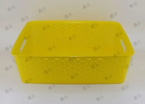 居家塑料日用品长方形收纳筐杂物篮收纳篮
