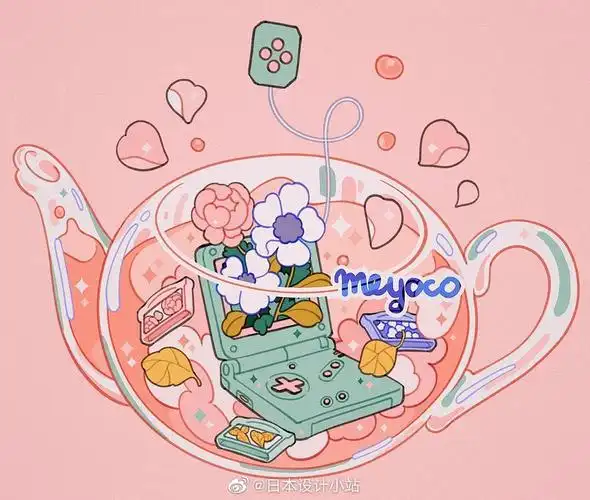 东南亚插画师meyo混合日本动漫元素的作品扑面的少女心ins