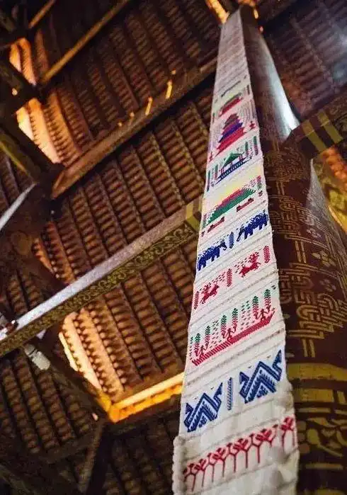 景洪蓝孔雀服饰 | 傣族纹样(二)