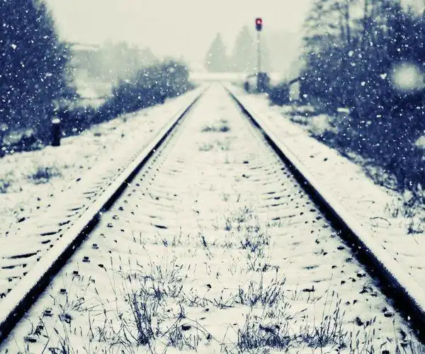 我在等待一场雪唯美意境图片