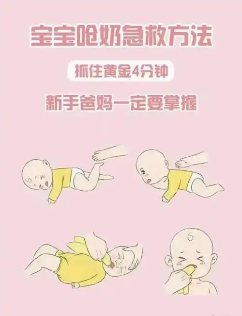 宝宝呛奶的急救方法