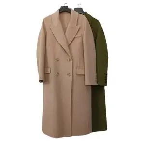 女生毛呢大衣中长款 宽松御寒加厚羊毛大衣优惠券更 -