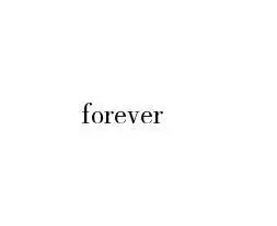 forever