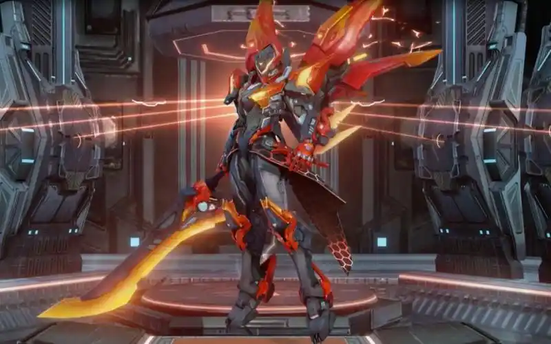 亚某爆料时间铠传说皮肤绛天战甲优化展示