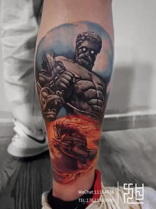 冥王哈迪斯_纹身图案手稿图片_jojo的纹身作品集