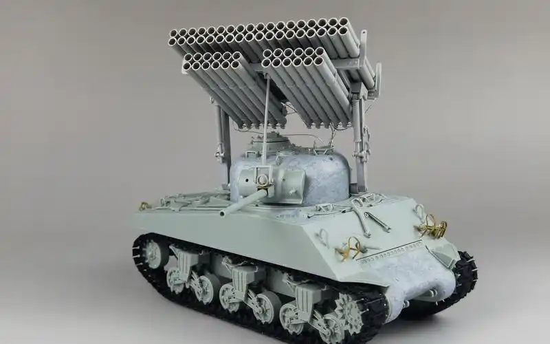 【军模制作】爱德美1:35 谢尔曼管风琴素组_哔哩哔哩_bilibili