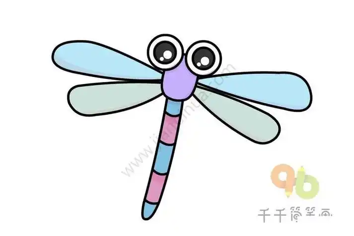 鬼蜻蜓简笔画可爱