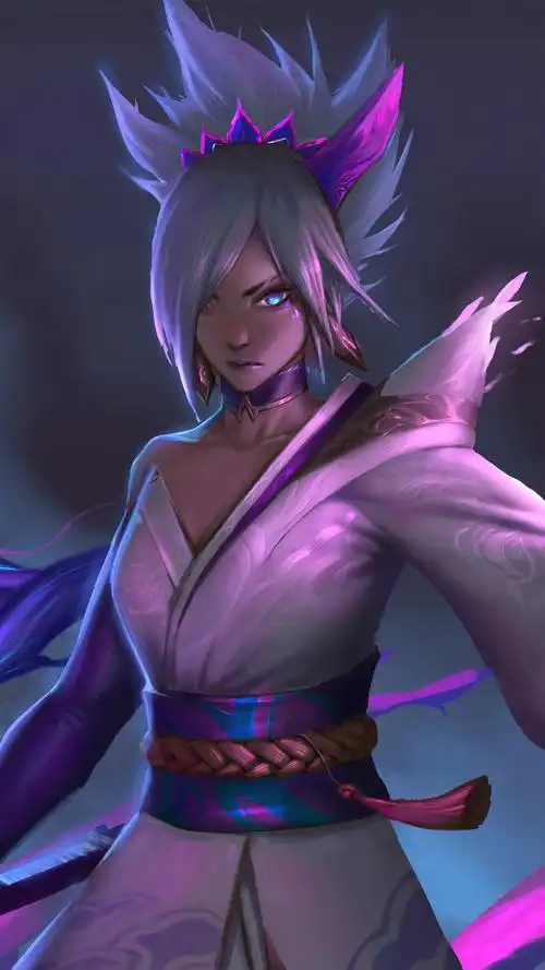 lol英雄联盟 放逐之刃 锐雯 瑞文 riven 灵魂莲华 手机壁纸竖版微信小