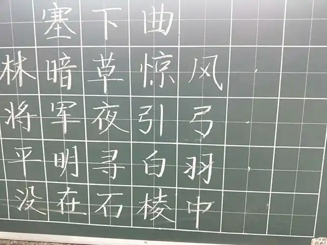 一次次的努力,一点点的进步! ——粉笔字优秀作品集