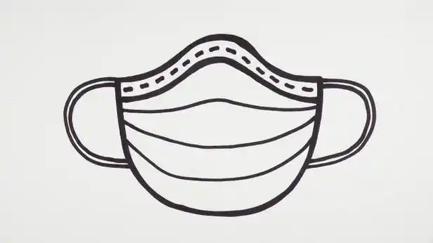 防疫口罩怎么画 防疫口罩简笔画图片,图片,简笔画-学笔画