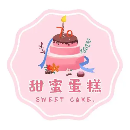 甜蜜蛋糕店logo房子logo图片