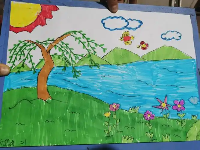 春天的天真美～景真美～我要把这春天美丽的一角画下来