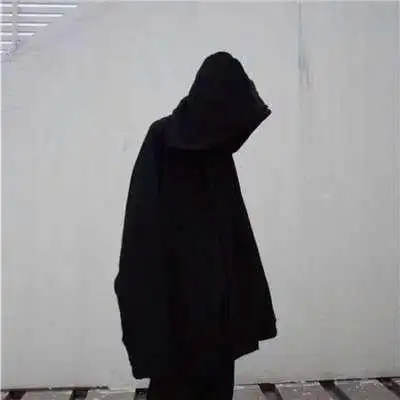 男生帅气背影头像有黑白的