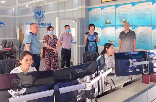 市卫健委主任蔡凤珍分别到到市中心血站, 市急救中心调研工作 - 孝感