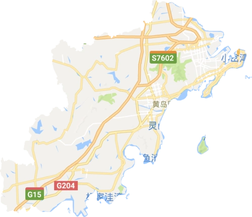 黄岛区高清电子地图