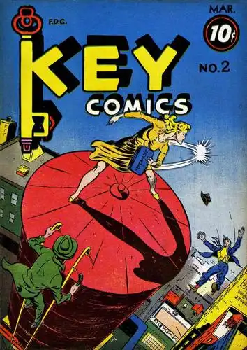 comic book cover for key comics 2 - version 2