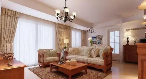 田园风格三居室客厅沙发装修效果图大全#431762520