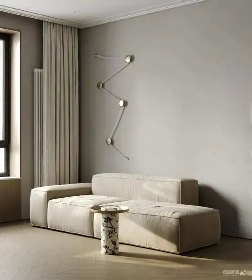 现代轻奢风,演绎米白色精致简约!图_1